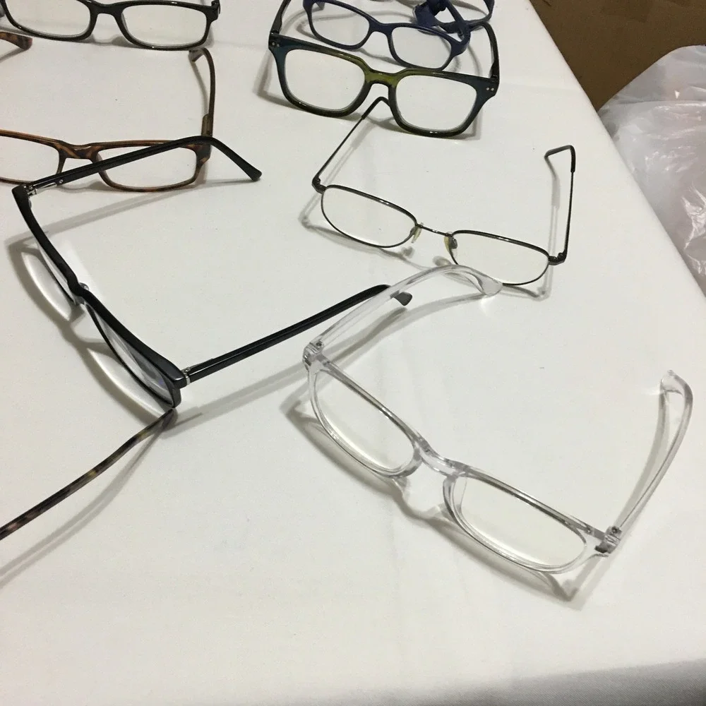 Lot of 26 Unbranded Eyeglasses Frames Unisex Mixed Multicolor Assorted Shapes
